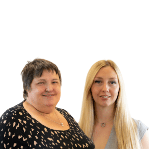 Amanda Page and Francesca Mears, family law solicitors at Andrew Isaacs Law Gainsborough office